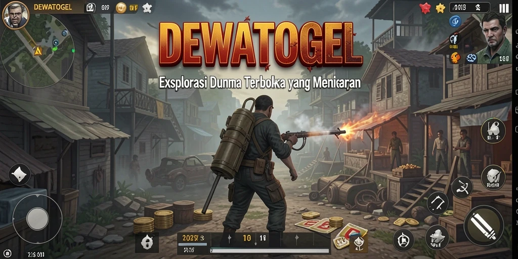 Tampilan dari gameplay DEWATOGEL yang menakjubkan di dunia terbuka.