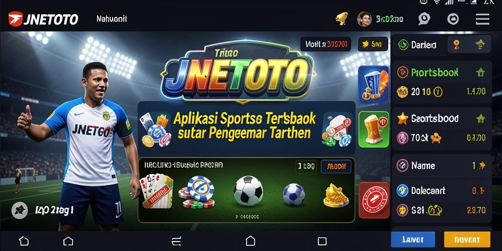 Tampilan gameplay JNETOTO dengan fitur taruhan interaktif.