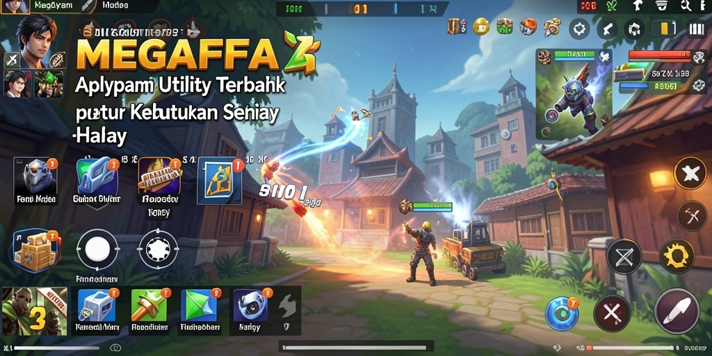 Tampilan antarmuka MEGAFAFA yang intuitif dan modern.