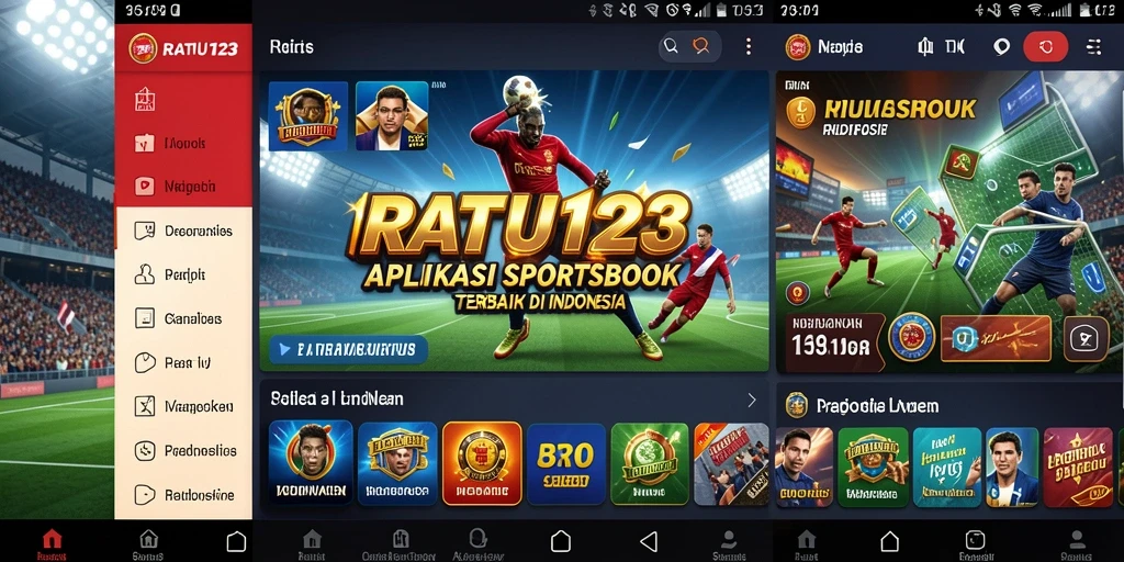 Tampilan gameplay Sportsbook yang menarik dan informatif.