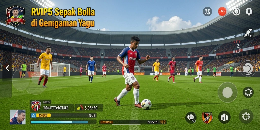 Tampilan gameplay RVIP5 yang realistis dan mendebarkan.