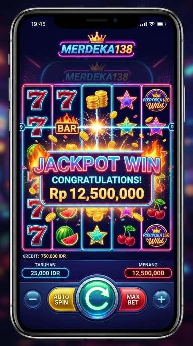 Tampilan antarmuka pengguna merdeka138 yang sederhana dan intuitif.