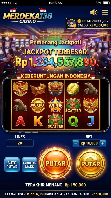 Proses unduh aplikasi di merdeka138 yang cepat dan aman.